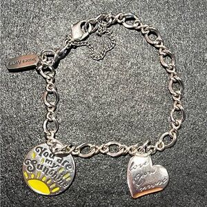 James Avery Charm Bracelet with 2 Charms